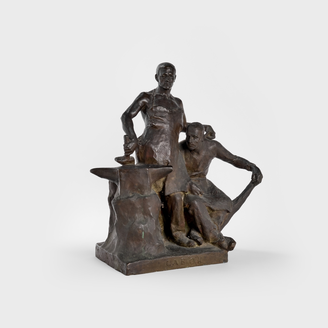 Artwork by Ezio Ceccarelli, Labor, Made of Bronze