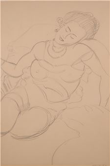 RECLINING NUDE - Matthew Arnold Bracy Smith