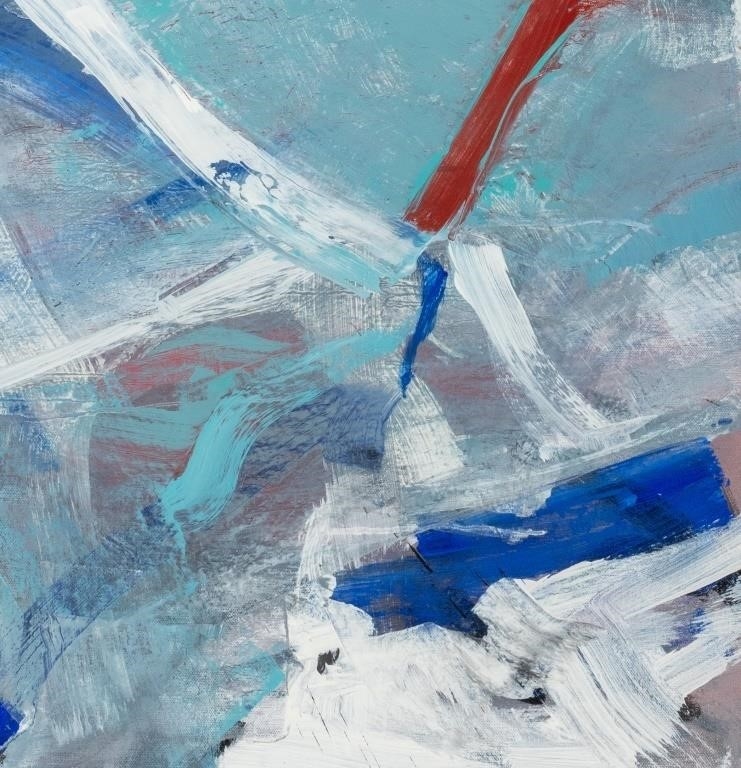 Robert O'Meara | Abstract Composition in Blue | MutualArt