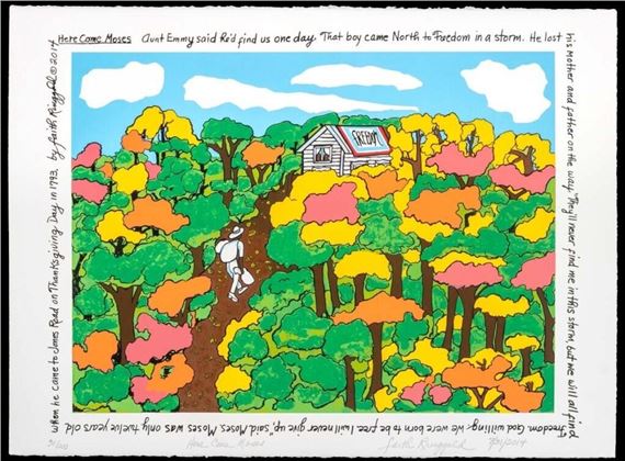 Here Come Moses - Faith Ringgold