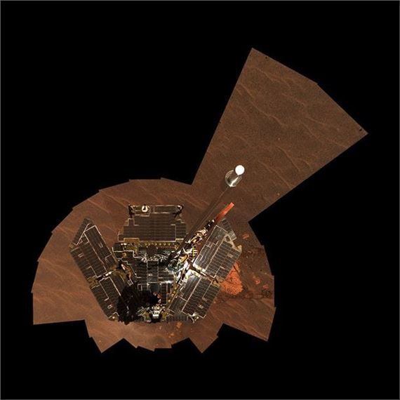 NASA | Self-portrait of the Opportunity Mars Rover (2004) | MutualArt