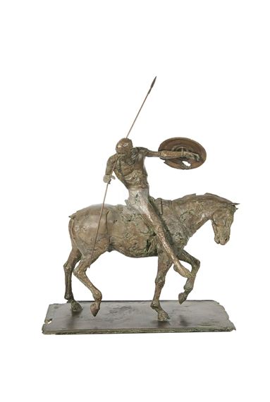 Cavalier Guerrier, plaque II by Christophe Charbonnel, 2010