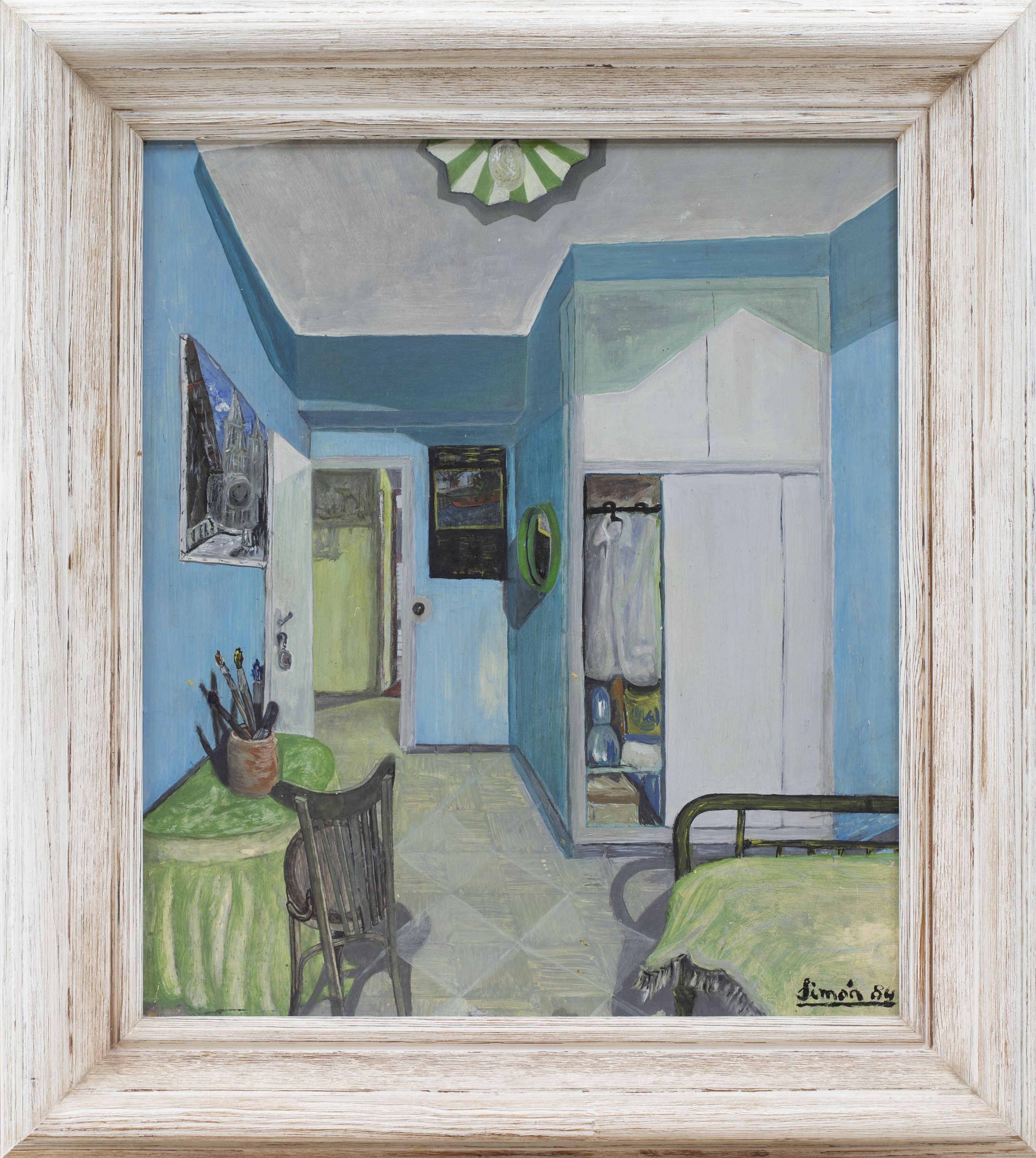 Artwork by Ángel Quintano Simón, Estudio en Grijalba, Burgos, Made of oil on panel