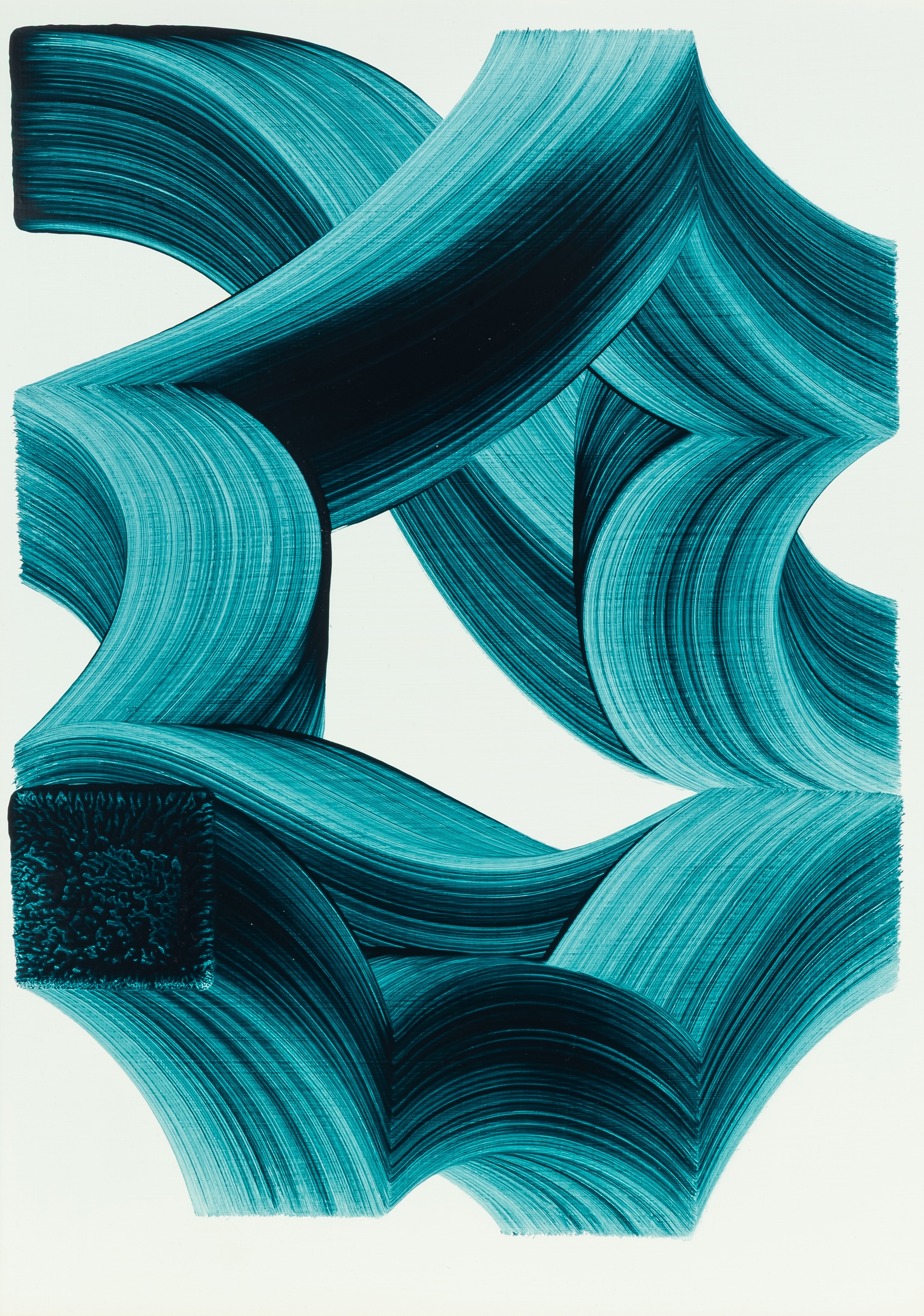 Artwork by Nikodem Szpunar, Bez tytuÅu, Made of acrylic, board