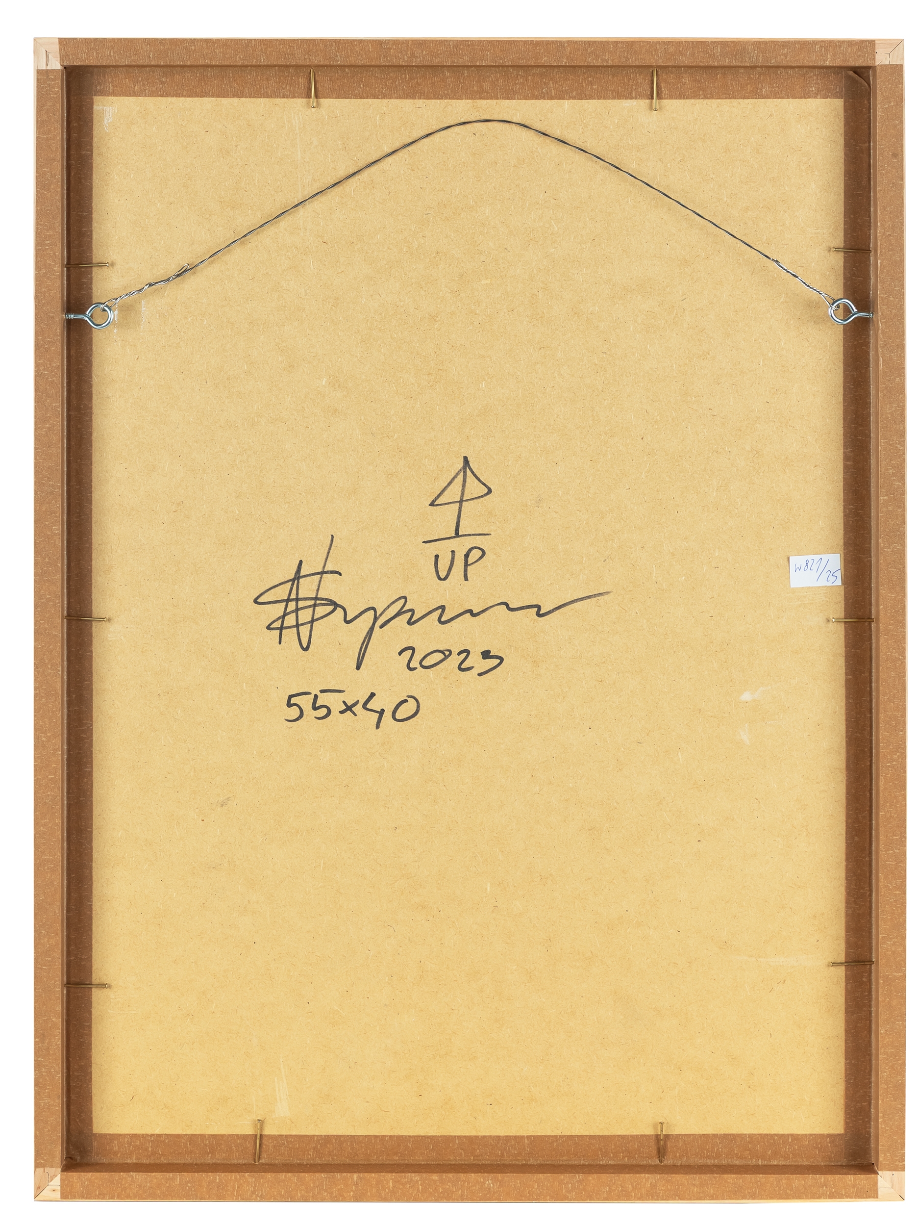 Artwork by Nikodem Szpunar, Bez tytuÅu, Made of acrylic, board