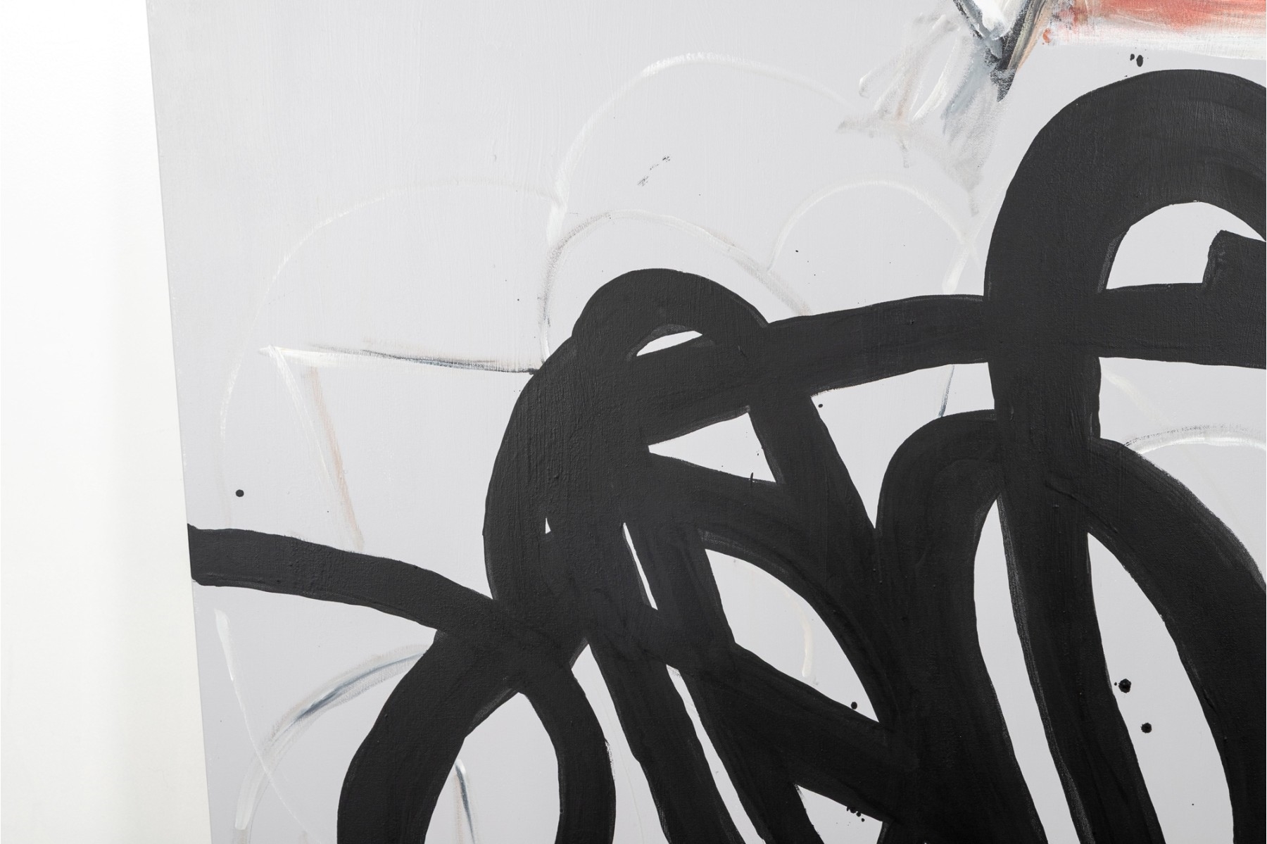 Artwork by Laura Davis, Calligraphic Motion, Made of Acrylic On Canvas