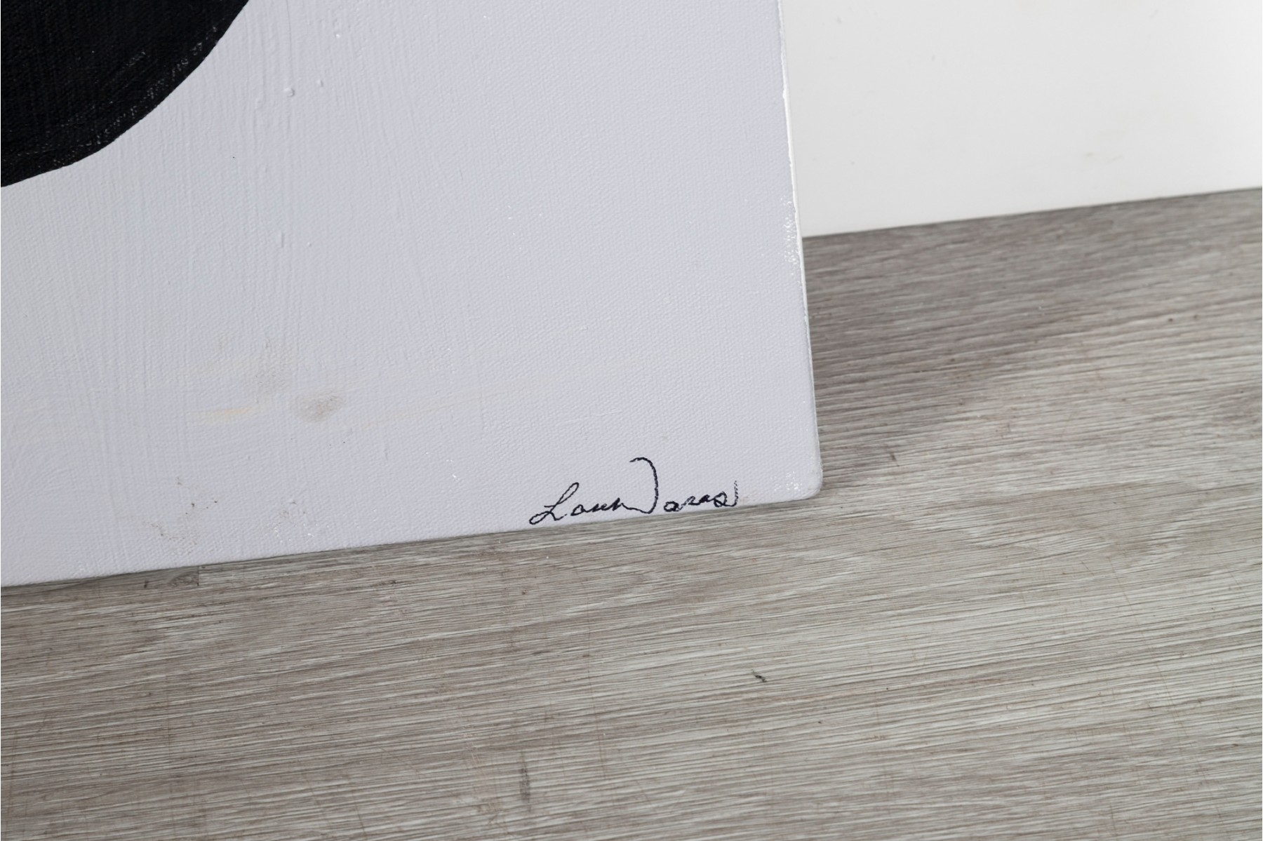 Artwork by Laura Davis, Calligraphic Motion, Made of Acrylic On Canvas