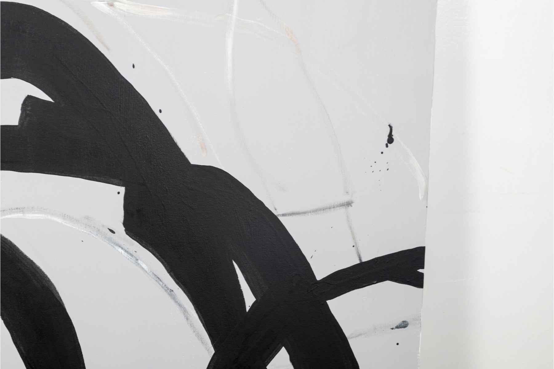 Artwork by Laura Davis, Calligraphic Motion, Made of Acrylic On Canvas