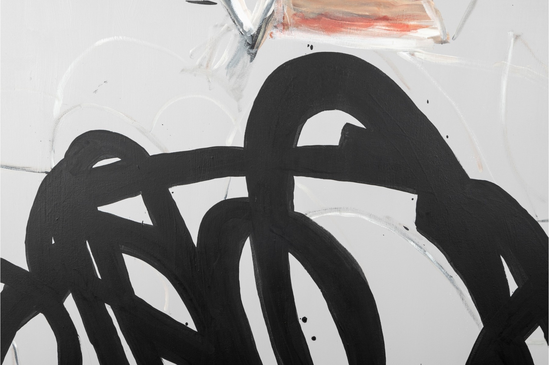 Artwork by Laura Davis, Calligraphic Motion, Made of Acrylic On Canvas