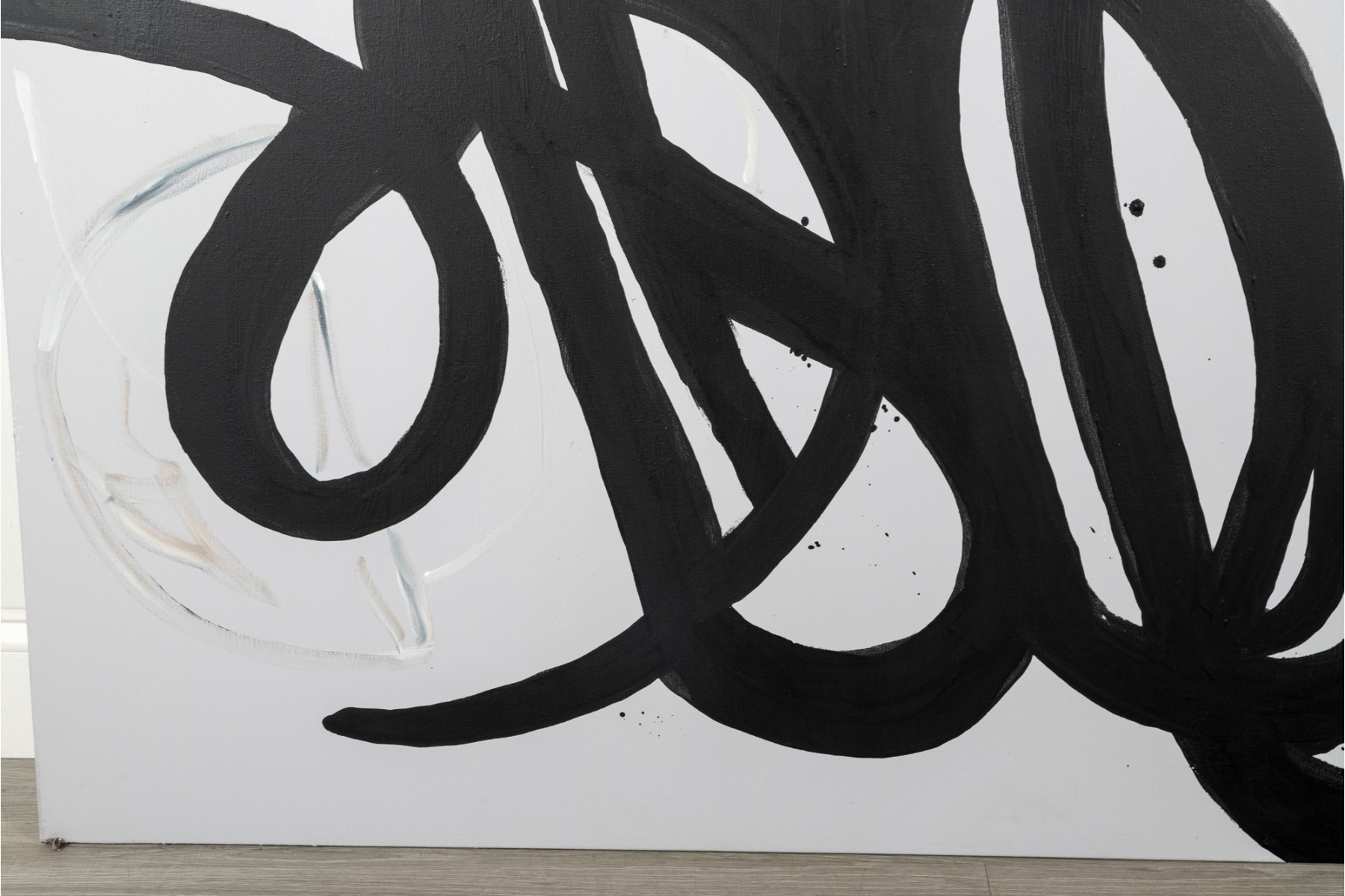 Artwork by Laura Davis, Calligraphic Motion, Made of Acrylic On Canvas