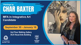 Char Baxter: Paintings by Char Baxter: MFA in Integrative Art Candidate - Alabama Center for the Arts