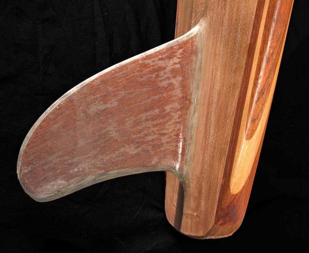 Artwork by Bill Wallace, 20th C. Australian Wood Surfboard, Made of Wood