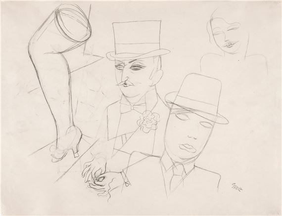 Straßenszene, Berlin - George Grosz