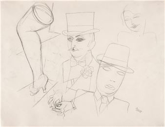 Straßenszene, Berlin - George Grosz