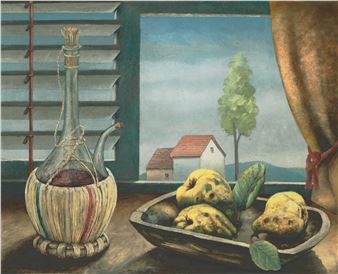 Stilleben mit Quitten - Theo Hölscher