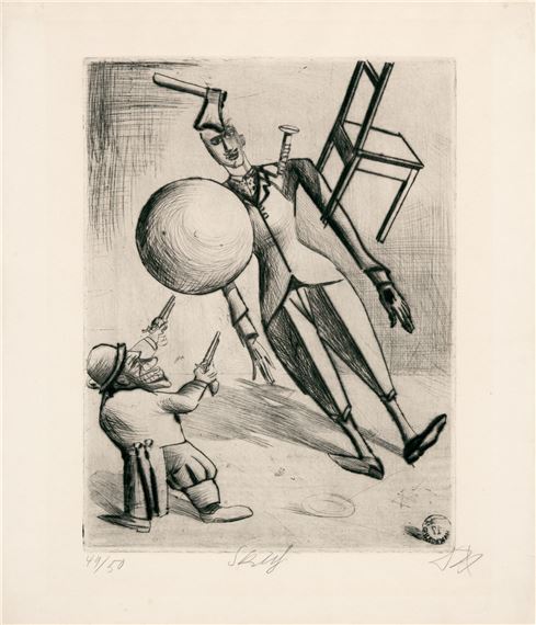 Sketch (Blatt der Mappe "Zirkus