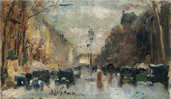 Boulevard in Paris - Lesser Ury