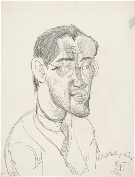 Porträt Conrad Felixmüller