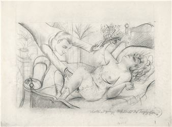 Verkündung (Mittelbild des Triptychons - Otto Dix