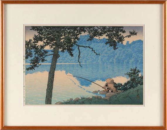 Lake Matsubara by Hasui Kawase, circa 1941