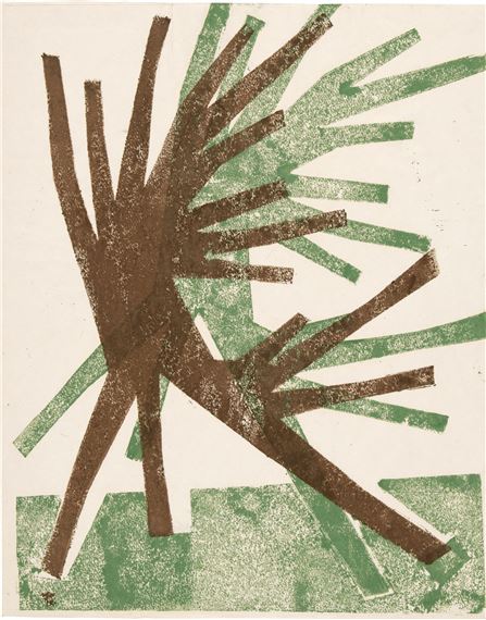 o.T. (Blatt der Mappe "Ergebnisse II by Hermann Glöckner, 1968/72