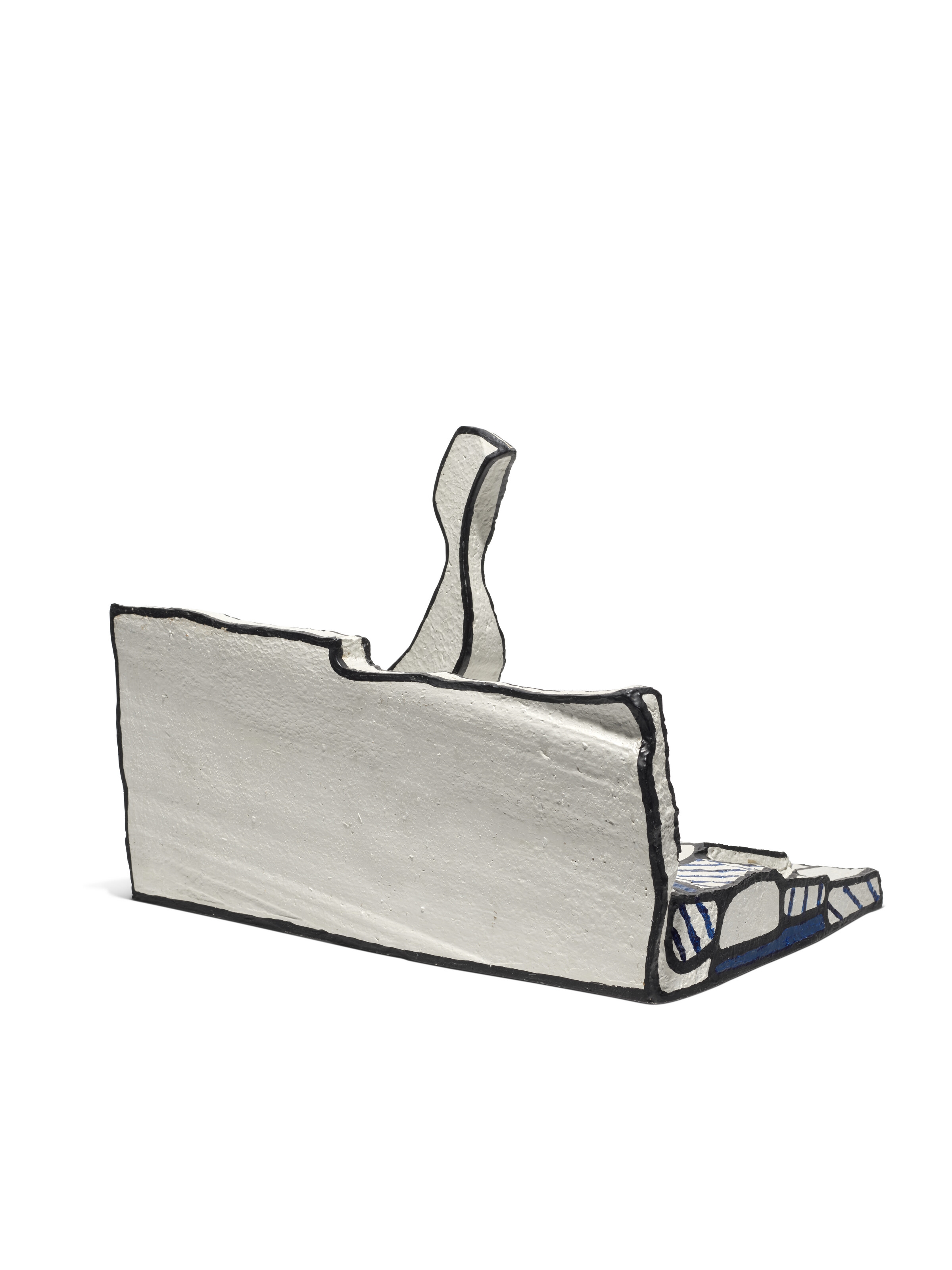 Artwork by Jean Dubuffet, Paysage à l'oiseau, Made of paint on polyester resin