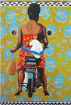 Infant Strapped to Mama - Tim Buchanan