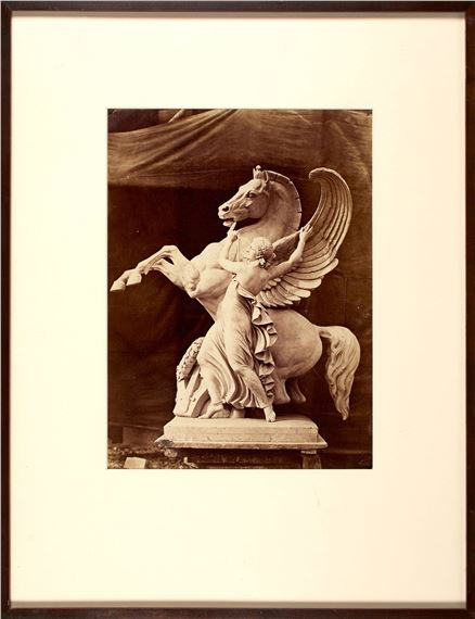 Pegase (Pegasus) from Le Nouvel Opera De Paris—Statues Decoratives - Louis-Émile Durandelle