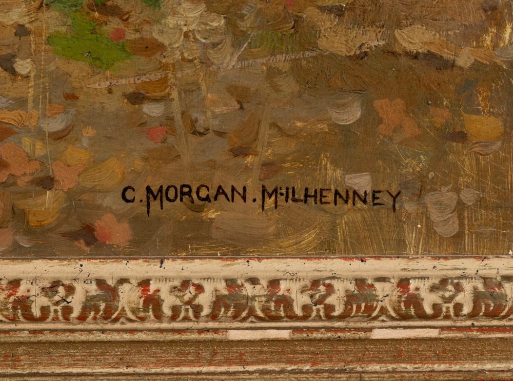 Artwork by Charles Morgan McIlenney, The Turkey Girl, Made of Oil On Canvas