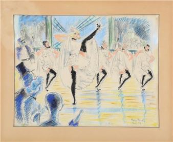 Can can dansers in Paris - Hans Bendix