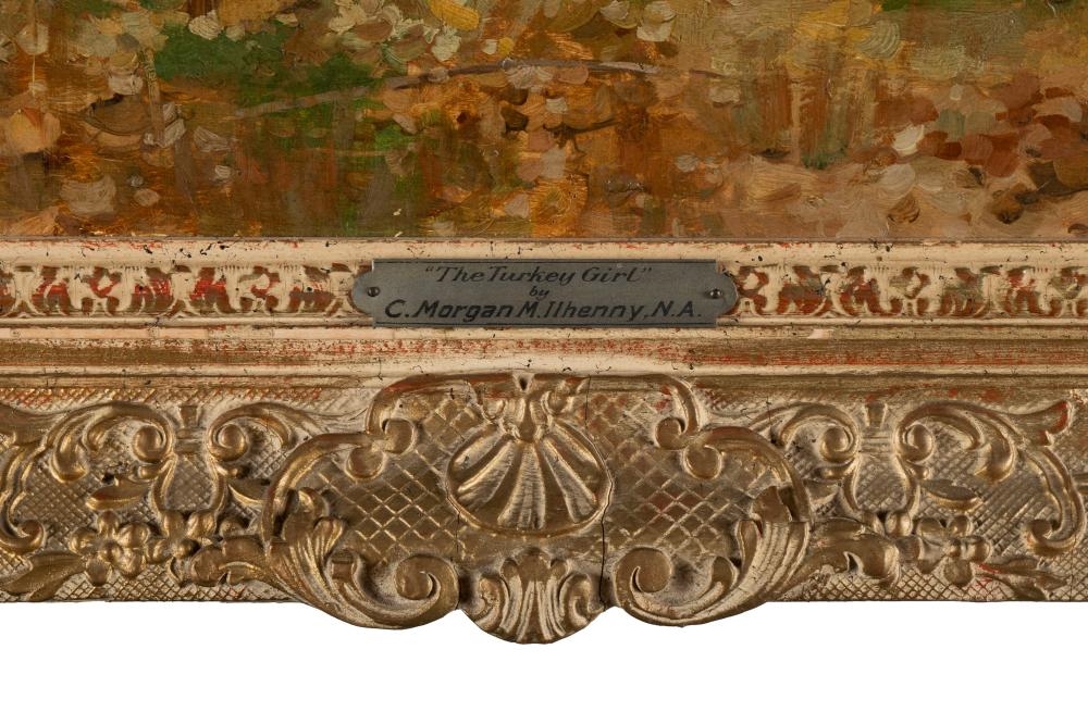 Artwork by Charles Morgan McIlenney, The Turkey Girl, Made of Oil On Canvas