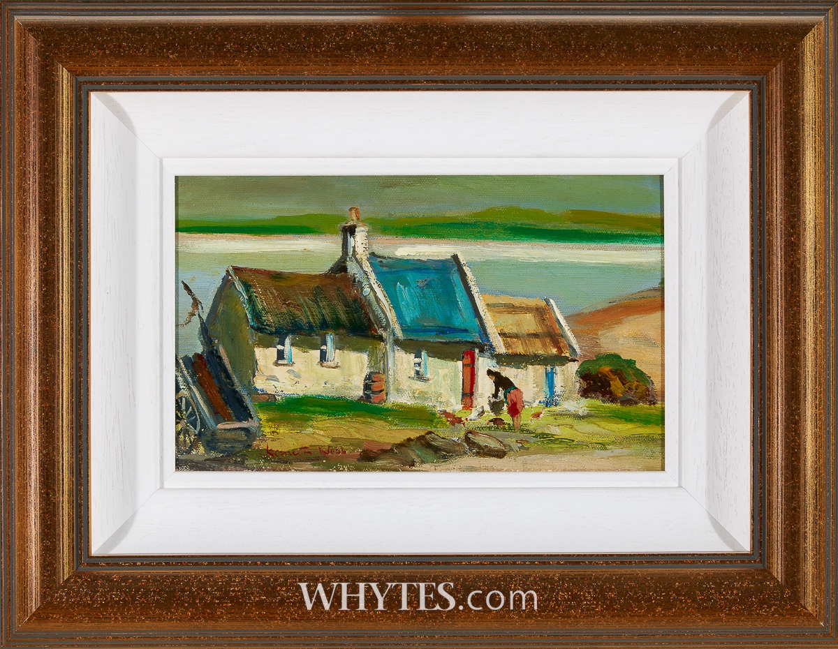 Kenneth Webb | FIGURE WITH COTTAGE | MutualArt