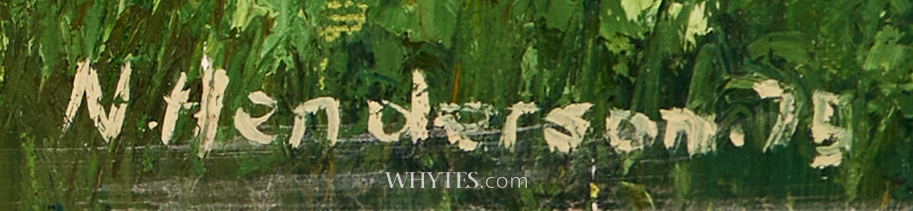 Artwork by Neville Henderson, BAILEY LIGHTHOUSE, HOWTH HEAD, COUNTY DUBLIN, 1975, Made of Oil On Canvas