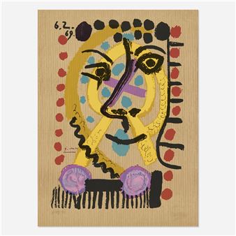 Untitled (from the Les Portraits Imaginaires series - Pablo Picasso
