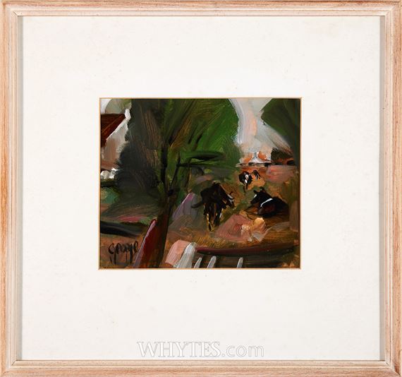 George Dunne | COWS IN A FIELD | MutualArt