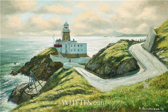 BAILEY LIGHTHOUSE, HOWTH HEAD, COUNTY DUBLIN, 1975 - Neville Henderson
