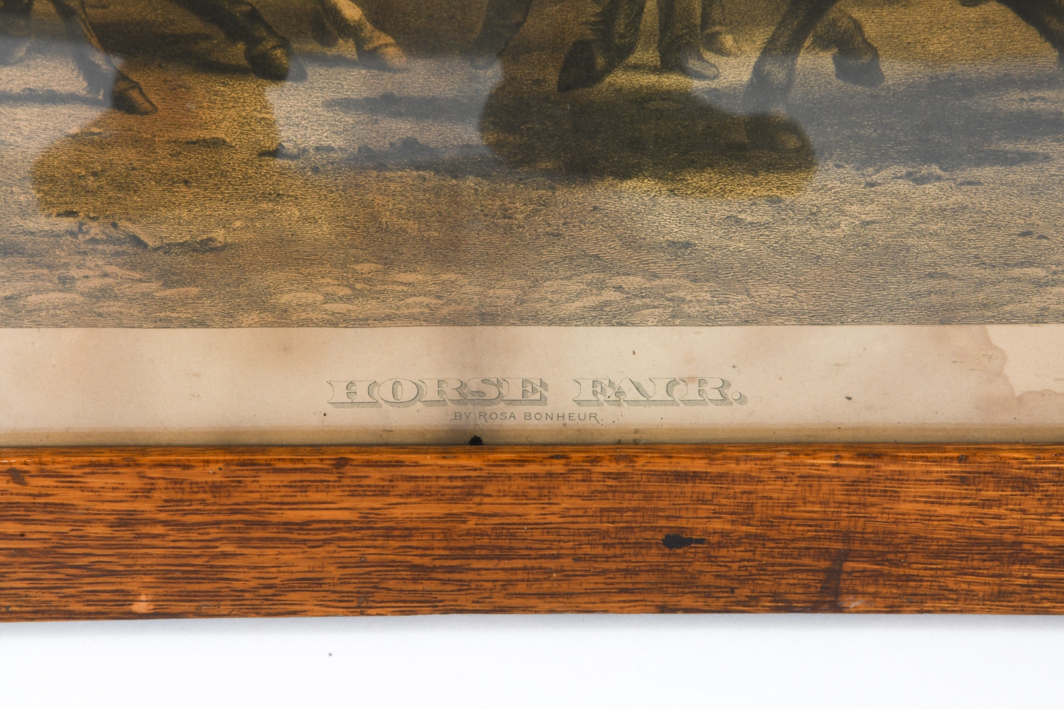 Artwork by Rosa Bonheur, Horse Fair, Made of Lithograph