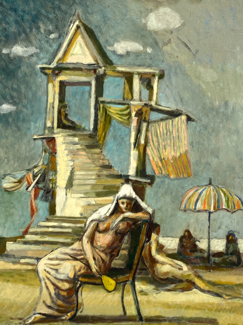 Regina Stahl Briskey | 1958 SURREALIST PAINTING (1958) | MutualArt