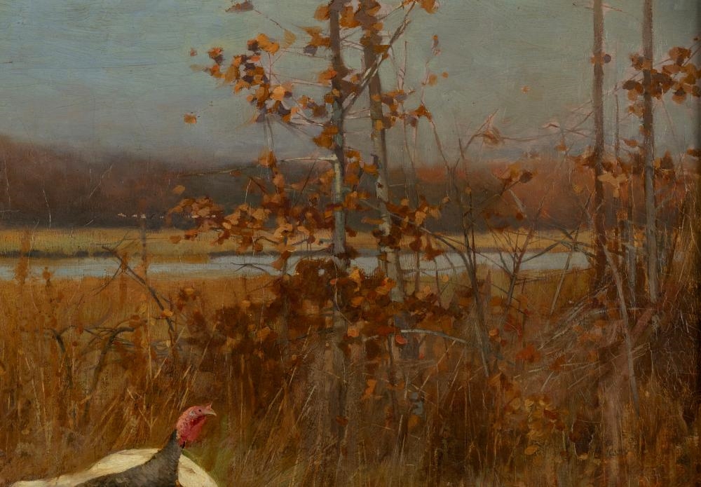 Artwork by Charles Morgan McIlenney, The Turkey Girl, Made of Oil On Canvas