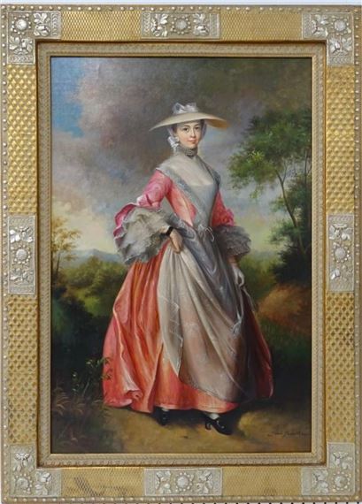 Thomas Gainsborough | Portrait of Mary Countess Howe | MutualArt