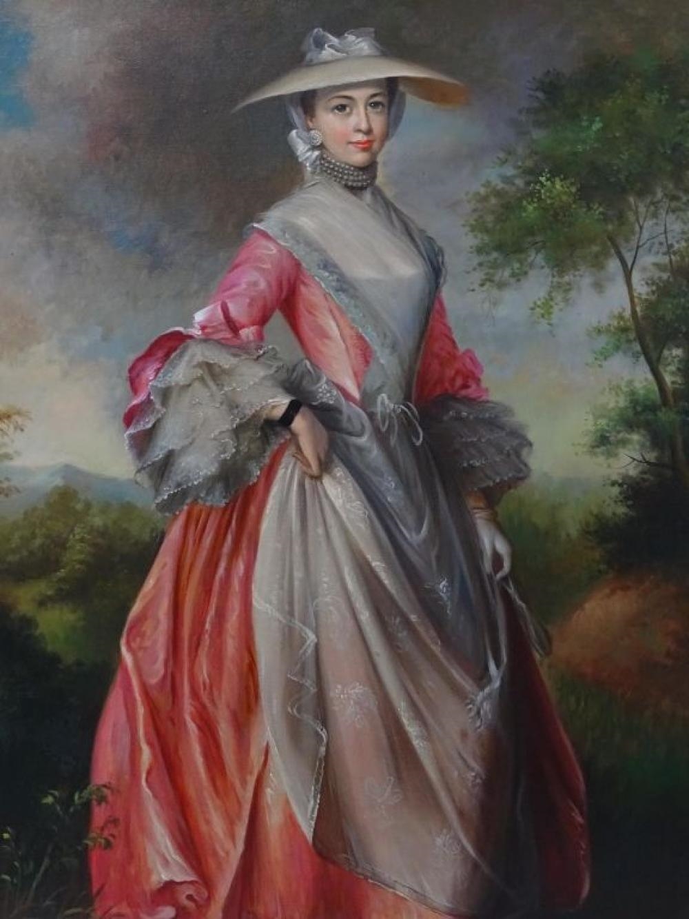 Thomas Gainsborough | Portrait of Mary Countess Howe | MutualArt