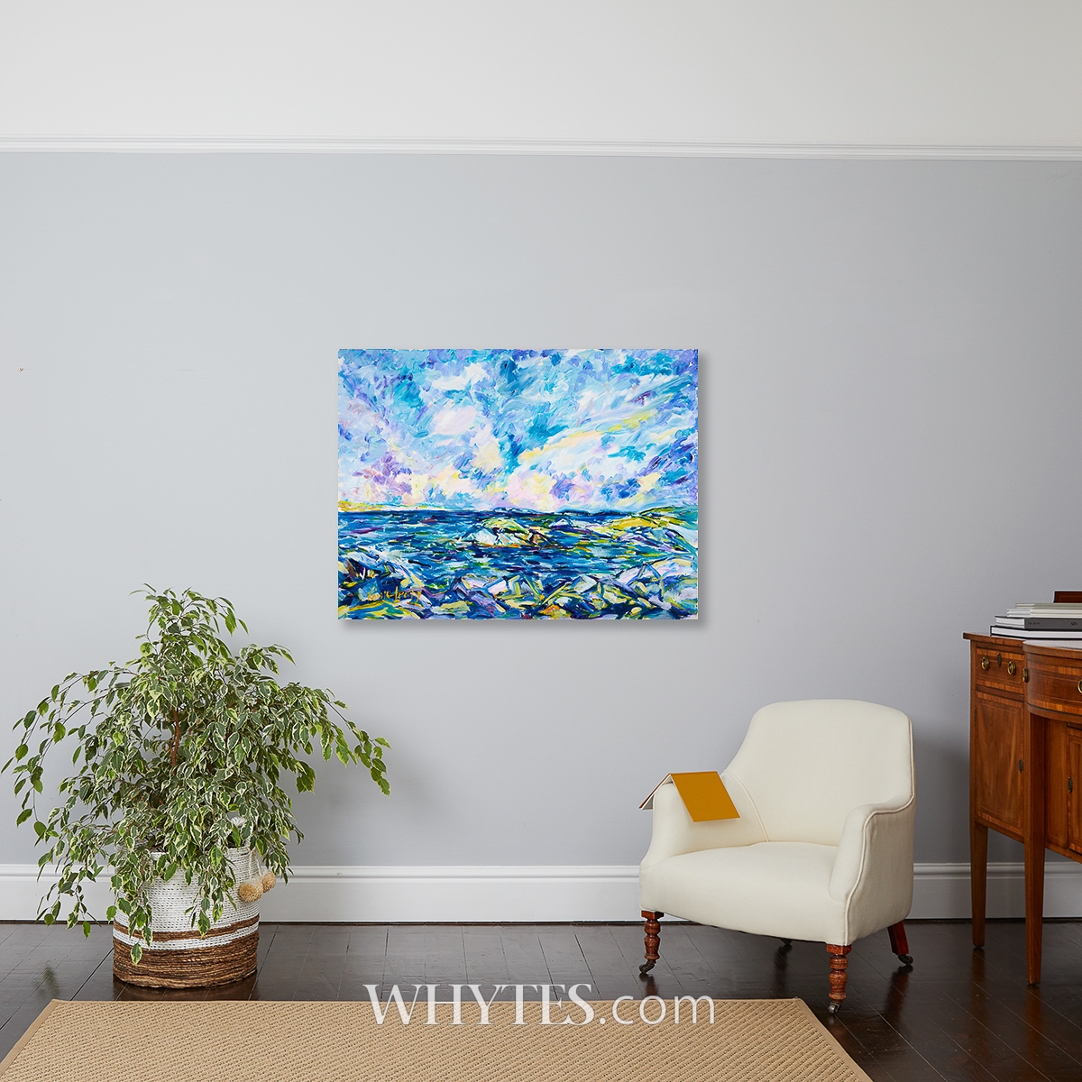 Artwork by Ramie Leahy, GALWAY BAY, Made of Oil On Canvas