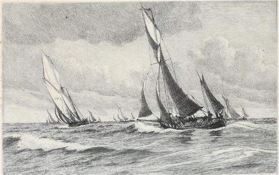 Carl Ludvig Thilson Locher | Four seascapes | MutualArt