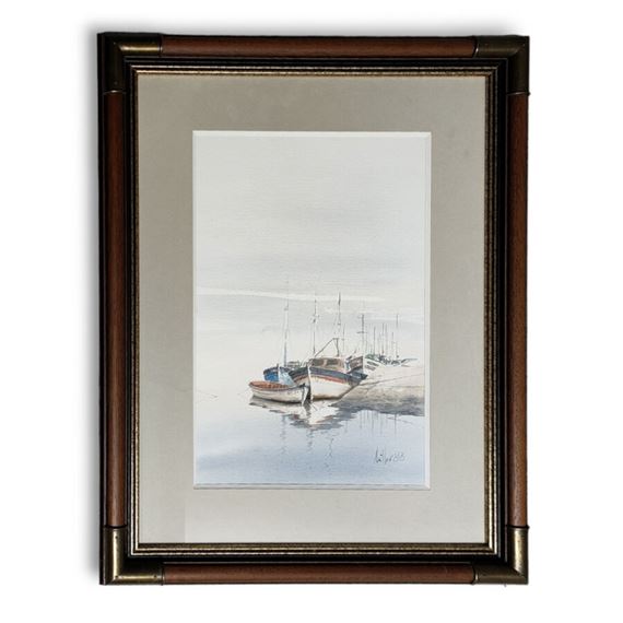 Noirmoutier à marée haute by Jean Baptiste Seiller, 1983