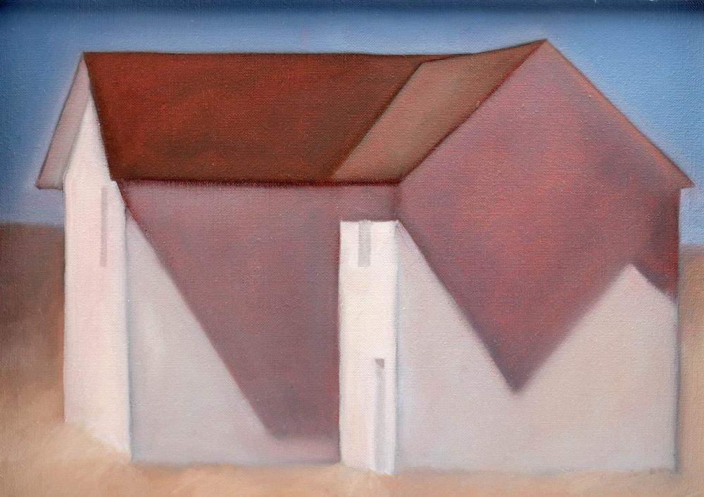 Artwork by John Axton, Mountain Sun, Made of Oil On Canvas