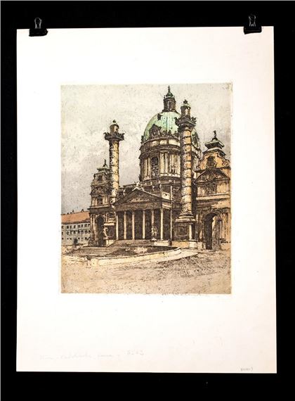 Karlskirche, Vienna by Robert Kasimir, 1925