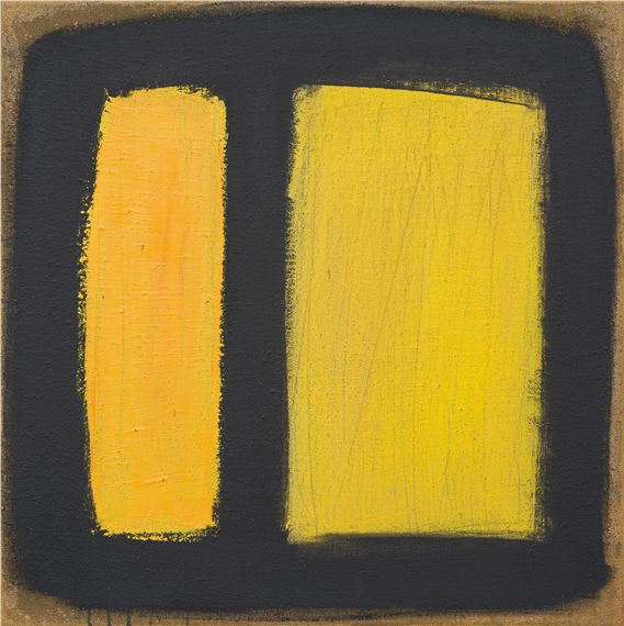 Leuchtendes Gelb auf Schwarz by Bernd Hahn, 1993