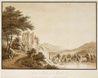 Vue de Tharand près de Dresde