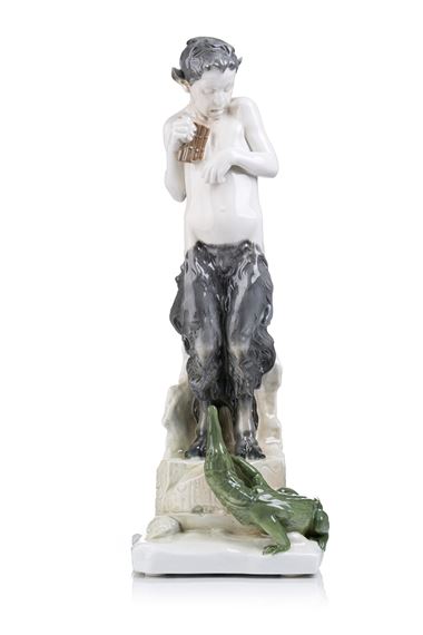 Faun mit Krokodil by Ferdinand Liebermann, 1914