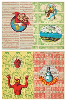 Earth & Wind; and Fire & Water, from Four Elements (W. 95 - David Wojnarowicz